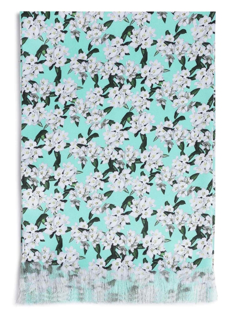Tossido Men Floral Printed Satin Stole & Pocket Square Set - Image 7