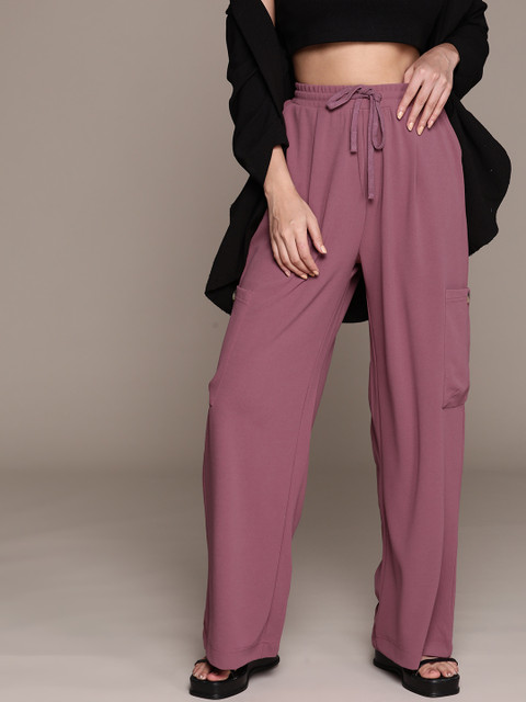 The Roadster Lifestyle Co. Women High-Rise Cargos