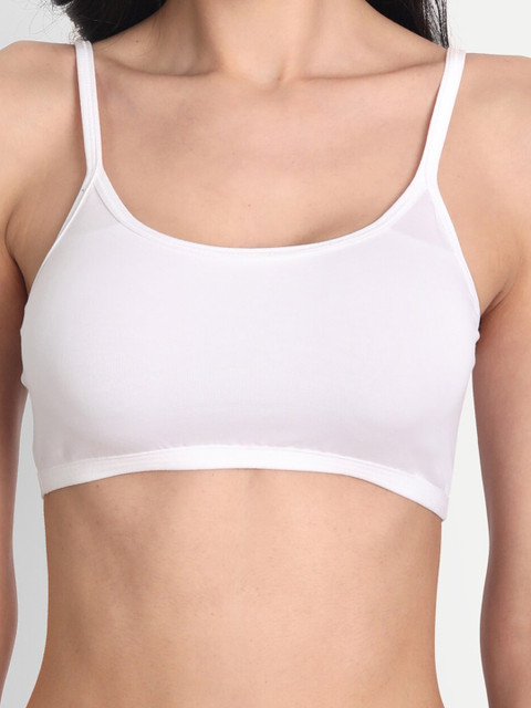 Aimly Pack Of 2 Non-Padded Seamless Medium Coverage Cotton Sports Bra With All Day Comfort - Image 7