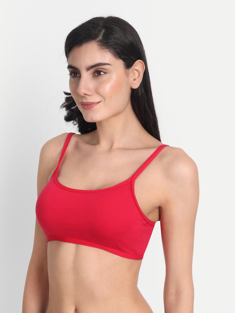 Aimly Non-Padded Non-Wired Seamless Medium Coverage Sports Bra With All Day Comfort - Image 2