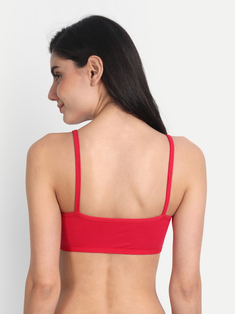 Aimly Pack Of 3 Non-Padded Seamless Medium Coverage Sports Bra With All Day Comfort - Image 6