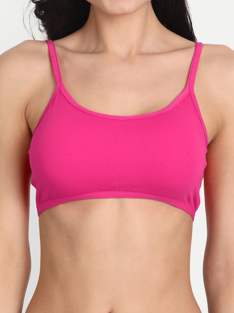 Aimly Pack Of 3 Non-Padded Seamless Medium Coverage Sports Bra With All Day Comfort - Image 7