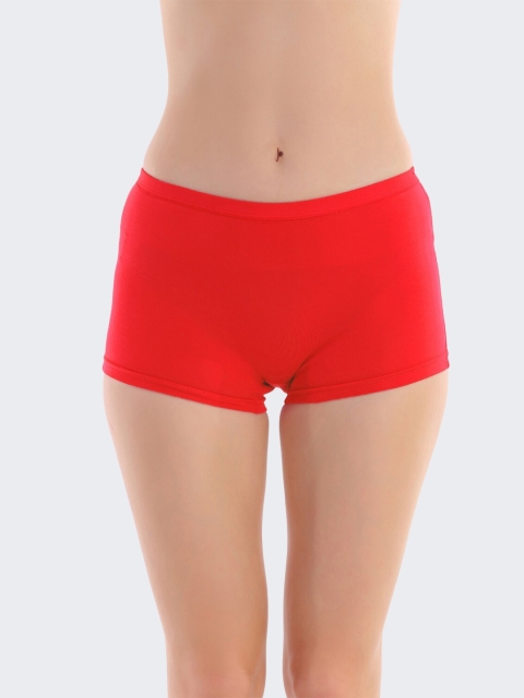 POOJA RAGENEE Women Pack Of 3 Assorted Anti Bacterial Boy Short Briefs - Image 3