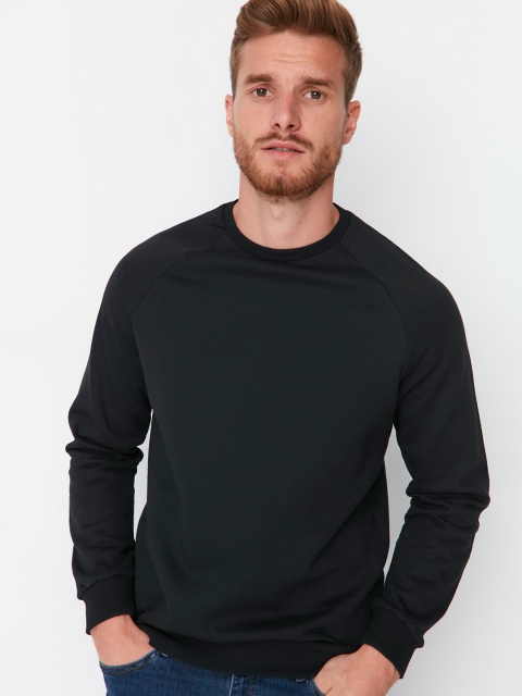 Trendyol Raglan Sleeves Round Neck Pullover Sweatshirt - Image 6