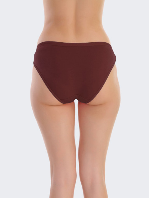 POOJA RAGENEE Women Pack Of 3 Assorted Anti Bacterial Hipster Briefs - Image 6