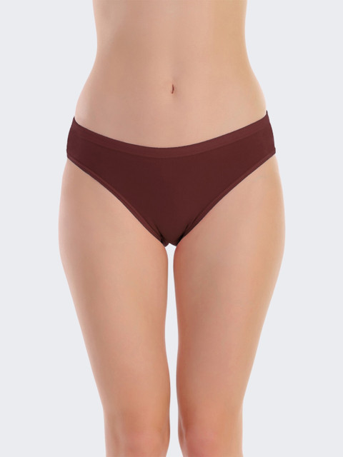 POOJA RAGENEE Women Pack Of 3 Assorted Anti Bacterial Hipster Briefs - Image 3