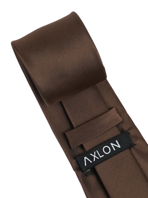 AXLON Men Micofiber Formal Tie With Pocket Square Accessory Gift Set - Image 2