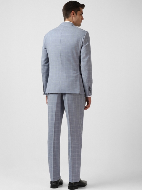 Van Heusen Checked Slim Fit Single Breasted Formal Suits - Image 4