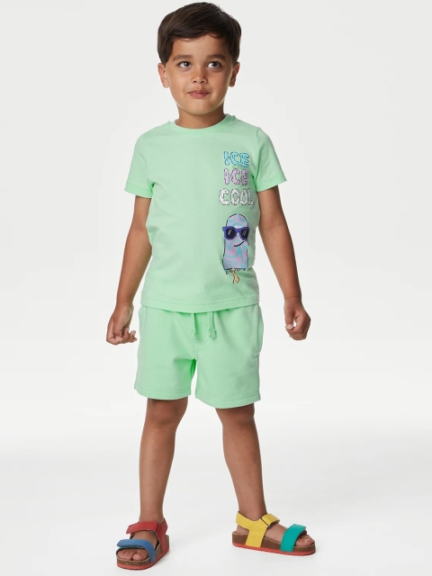 Marks & Spencer Boys Mid Rise Shorts - Image 3