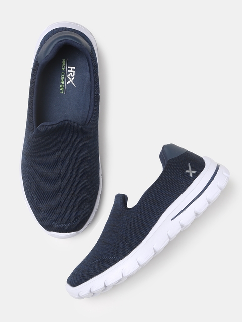 HRX by Hrithik Roshan Women Navy Blue Slip-On Sneakers