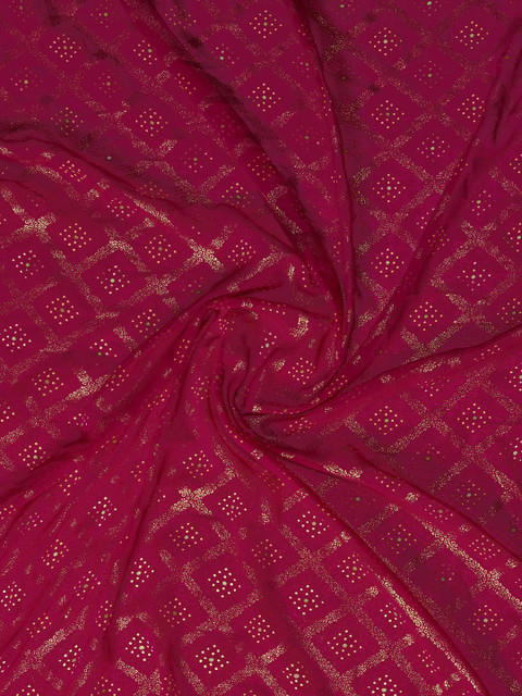 Mitera Ethnic Motifs Printed Pure Georgette Saree - Image 6