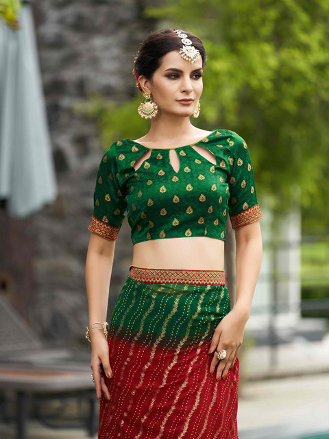 Mitera Ethnic Motifs PrintedZari Pure Georgette Saree - Image 7