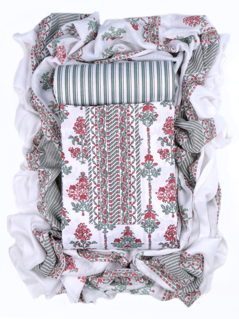 Sun Fashion And Lifestyle Floral Printed Unstitched Dress Material - Image 2