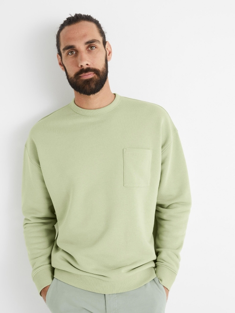 Celio Round Neck Cotton Sweatshirt