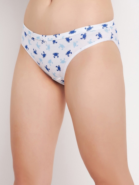 Clovia Printed Pure Cotton Bikini Briefs - Image 3
