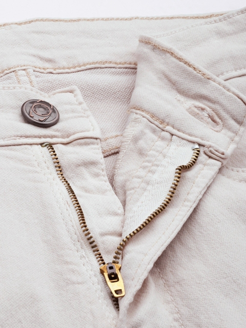 ADBUCKS Straight Fit High-Rise Stretchable Cargo Jeans - Image 5