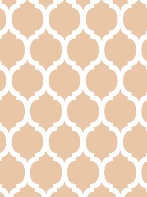 Story@home Beige Motif Printed Chair Cover - Image 6