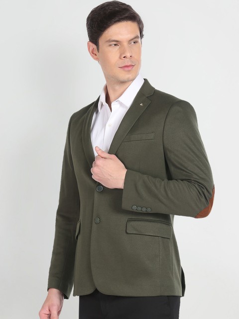 Arrow Slim Fit Notched Lapel Single-Breasted Formal Blazers - Image 4