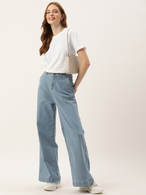 Mast & Harbour Women Pure Cotton T-shirt