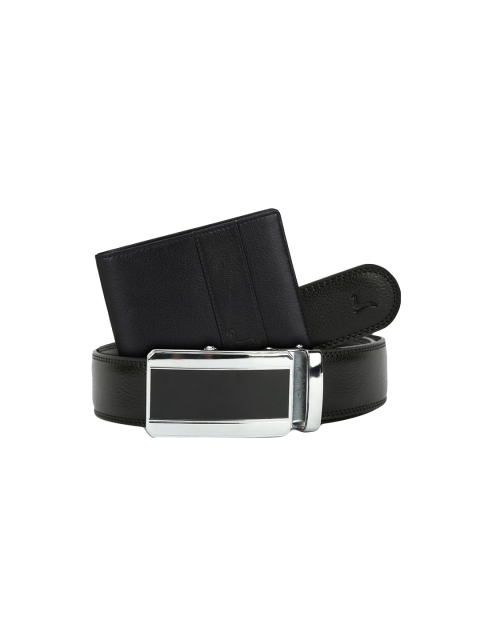 Pacific Gold Men Genuine Leather Accessory Gift Set