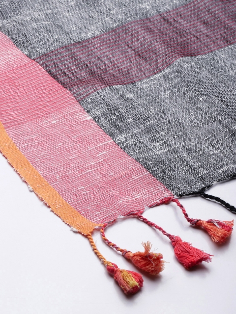 Taavi Handloom Dupatta with Zari - Image 4