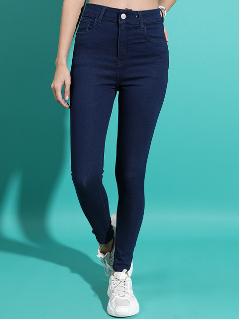 Basics By Tokyo Talkies Women Slim Fit Stretchable Jeans