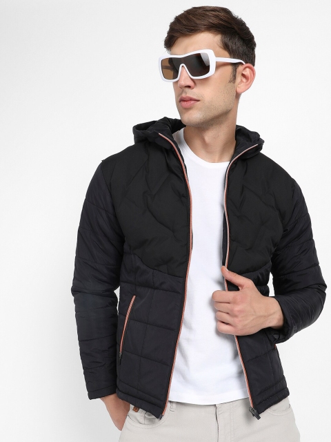 Campus Sutra Checked Windcheater Puffer Jacket