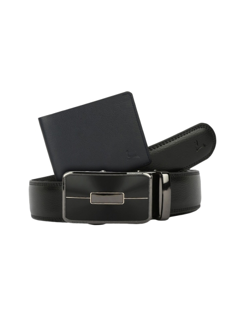 Pacific Gold Men Leather Accessory Gift Set