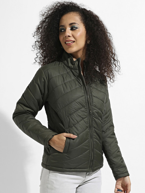 Campus Sutra Windcheater Longline Outdoor Puffer Jacket - Image 3