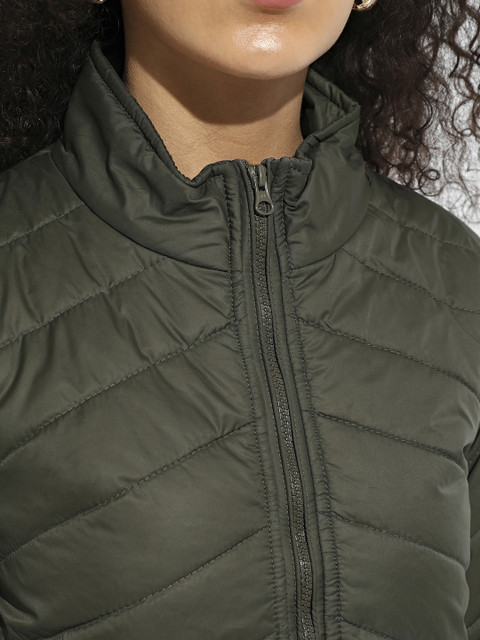 Campus Sutra Windcheater Longline Outdoor Puffer Jacket - Image 2