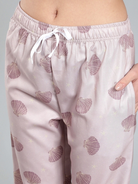 House of Comfort Graphic Printed Night suit - Image 3