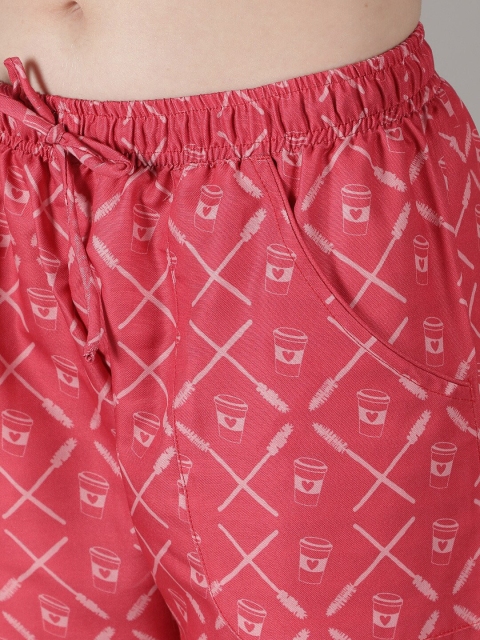 House of Comfort Typography Printed Night suit - Image 3