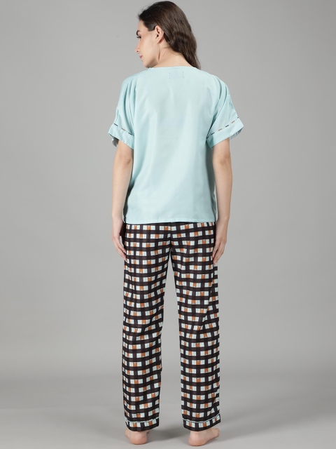 House of Comfort Typography Printed Night suit - Image 6