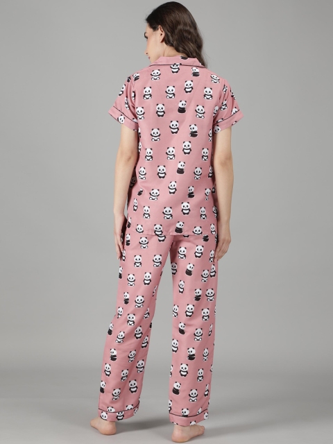 House of Comfort Conversational Printed Night Suit - Image 6