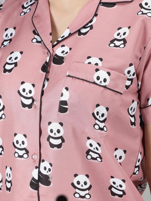 House of Comfort Conversational Printed Night Suit - Image 2