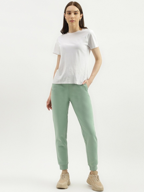 United Colors of Benetton Women Flat Front Regular Fit Joggers Trousers - Image 4
