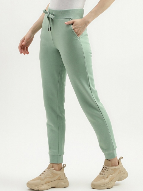 United Colors of Benetton Women Flat Front Regular Fit Joggers Trousers - Image 2