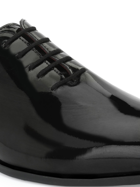 House of Pataudi Men Leather Formal Oxfords - Image 6