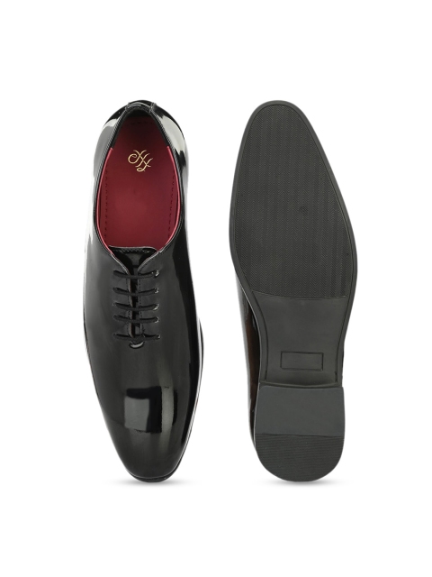 House of Pataudi Men Leather Formal Oxfords - Image 5
