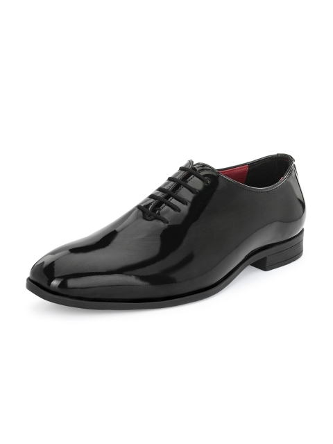 House of Pataudi Men Leather Formal Oxfords - Image 7