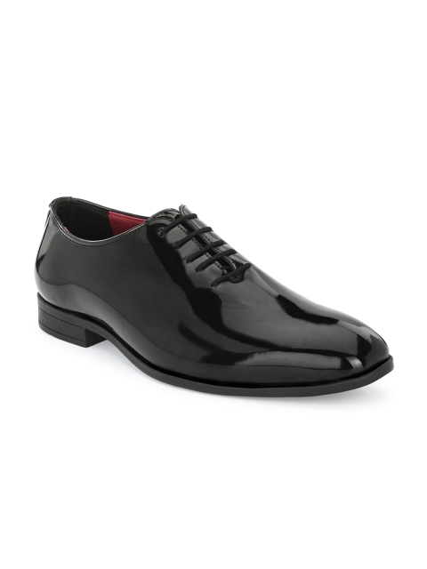 House of Pataudi Men Leather Formal Oxfords - Image 2