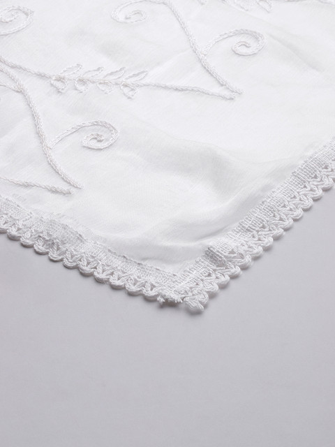 Rani Saahiba Embroidered Mirror Work Dupatta - Image 4