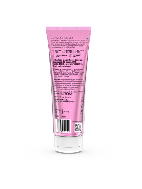 Livon Style Pro Hair Styling Gel For 24-Hour Hold With Matcha and Proteins - 100ml - Image 2