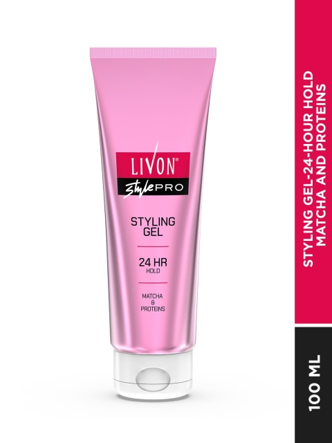 Livon Style Pro Hair Styling Gel For 24-Hour Hold With Matcha and Proteins - 100ml - Image 3