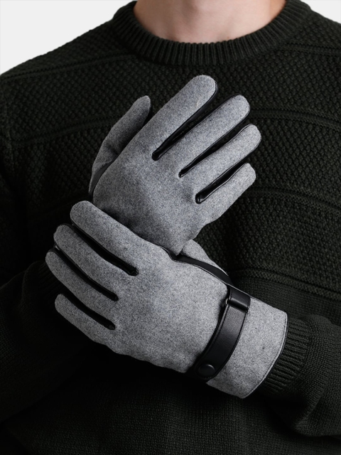Jack & Jones Mens Buttoned Hand Gloves - Image 4