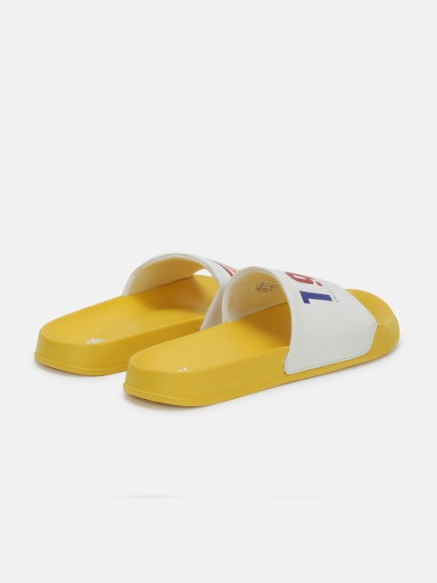 United Colors of Benetton Men Striped Sliders - Image 3