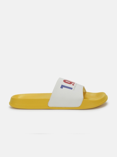 United Colors of Benetton Men Striped Sliders - Image 4