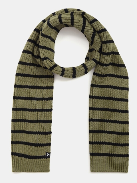 Jack & Jones Men Striped Cotton Scarf - Image 3