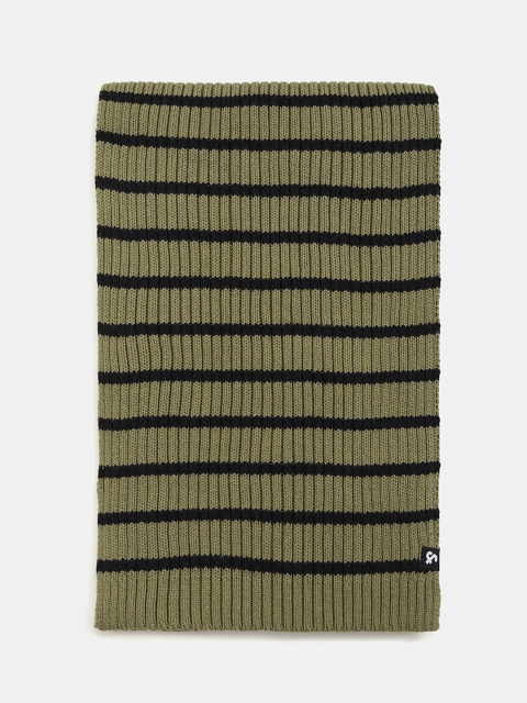 Jack & Jones Men Striped Cotton Scarf - Image 4