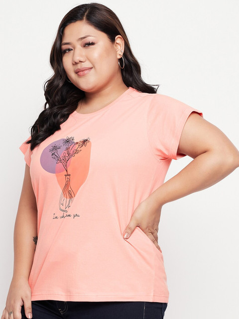 Club York Women Plus Size Printed T-shirt - Image 4